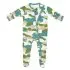 Printed Zippered Footie - Camo