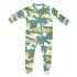 Printed Zippered Footie - Camo