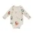Long Sleeve Bodysuit In Tencel - Cozy Forest