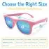 Urban Xplorer Glasses Mirrored Aurora Lenses - Peachy Pink