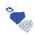 3 Pack Bandana Bib - Navy Monkey