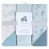3-Pack Hooded Towels - Blue