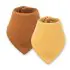 Kaffle Bandana Bib 2 Pack - Tan/Brown