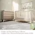KD Pala Collection Double Dresser Topper Change Table Top - Taupe