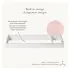 KD Pala Collection Double Dresser Topper Change Table Top - White