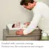 KD Pala Collection Double Dresser Topper Change Table Top - White