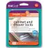 Adhesive Mount Cabinet & Drawer Lock - 4 Pack
