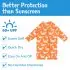 Kids One Piece UV Sun Suit - Crabby Crab