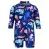 Kids One Piece UV Sun Suit - Sea Friends