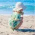 Kids Water Shoes - Green Tropical