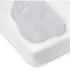 Flannel Bassinet Sheet with Satin Cloud White