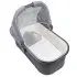 Flannel Bassinet Sheet with Satin Cloud White