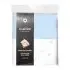 Flannel Receiving Blanket 2 Pack - Blue Solid/Stars