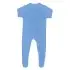 Zippered Footie - Periwinkle