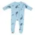 Printed Zippered Footie - Stream Shark