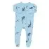 Printed Zippered Footie - Stream Shark