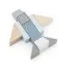 Wooden Blocks 50pcs - Blue