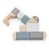 Wooden Blocks 50pcs - Blue