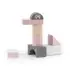 Wooden Blocks 50pcs - Pink