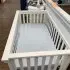 Langford 4 in 1 Crib with Storage Drawer - Warm White Open Box