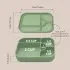 Large Silicone Sealed Lunch Box - Wave
