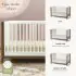 Laurel Island 4 in 1 Crib - Black/Chestnut