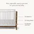 Laurel Island 4 in 1 Crib - White/Chestnut