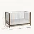 Laurel Island 4 in 1 Crib - White/Chestnut