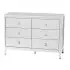 Aster 6 Drawer Dresser - White