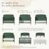 Briar Headboard Crib - Bottle Green