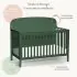 Briar Headboard Crib - Bottle Green
