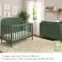 Briar Headboard Crib - Bottle Green