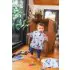 Long Sleeve Waterproof Bib - Magical Dragons