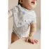 Short Sleeve Bodysuit - Grey Mudcloth