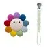 Daisy Silicone Teether - Rainbow