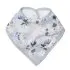 Luxe Muslin Bandana Bib Set - Ink Floral