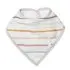 Luxe Muslin Bandana Bib Set - Ink Floral