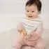 Luxe Muslin Bandana Bib Set - Ink Floral