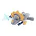 Lovey with Pacifier - Teddy the Triceratops