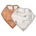 Luxe Muslin Bandana Bib Set - Cozy Forest