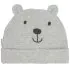 Baby Hat w/Ears Cotton/Lycra  03m - Grey