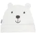 Baby Hat w/Ears Cotton/Lycra  06m - White