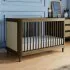 Marin with Cane 3-in-1 Convertible Crib - in Natural Walnut and Blonde Cane