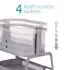 Iora Bedside Bassinet - Classic Oat
