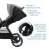 Oxford Stroller - Essential Black