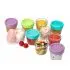 Glass Food Container 4oz - 6 Piece Set