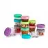 Glass Food Container 4oz - 6 Piece Set