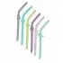 Silicone Animal Straws - set of 6