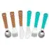 6 piece Utensil Set - Shark/Bear