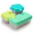Puzzle Food Storage Container - Blue/Lime/Mint